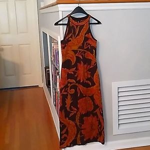 Peruvian Connection Maxi Halter Dress